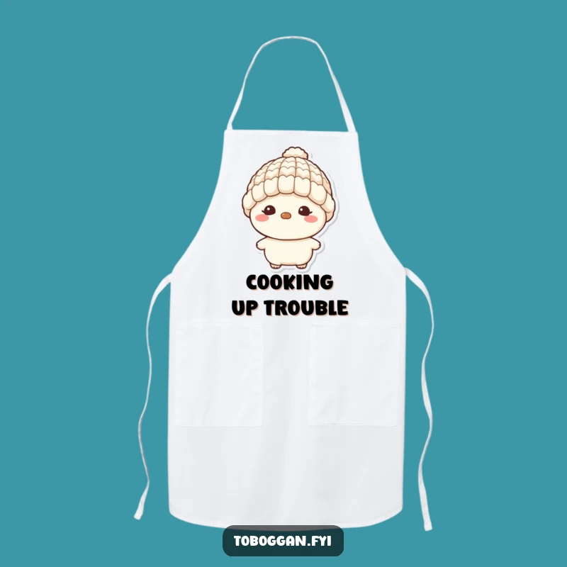 Funny Mischief Maker Apron: Cute Character Kitchen Style, Hilarious Gift!