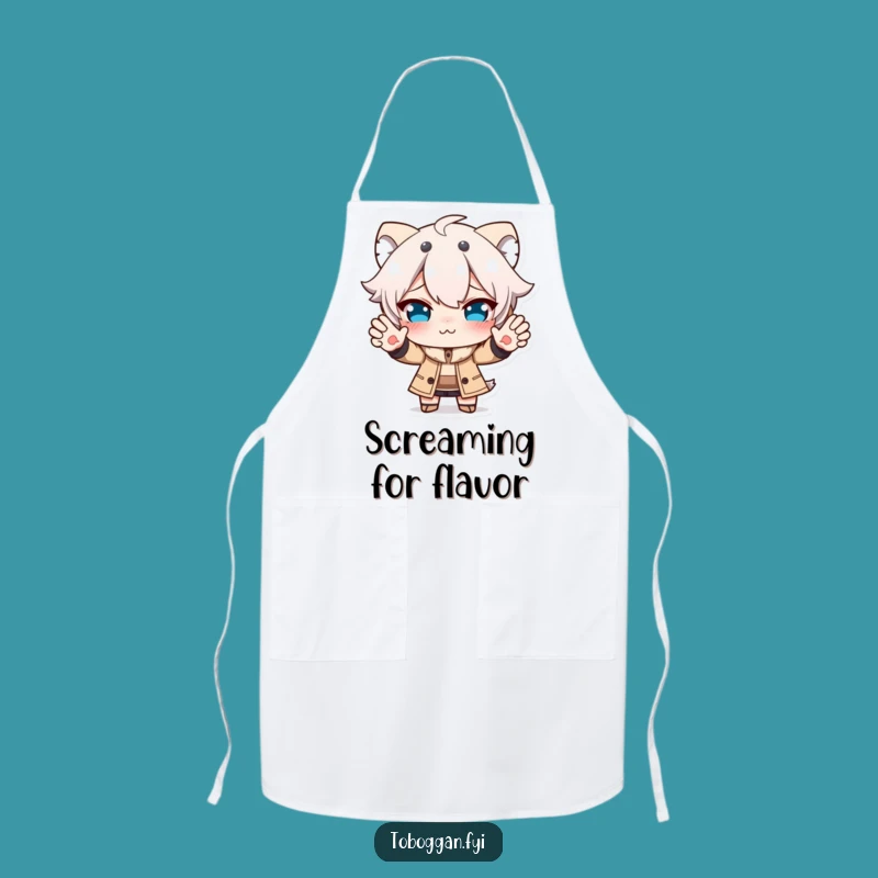 Funny Stopper Apron: Comical Face Kitchen Wear, Hilarious Gift!