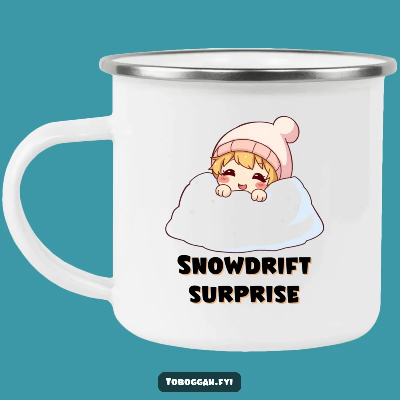 Adventure Funny Snowdrift Giggle Camping Mug: Your Cozy Winter Companion