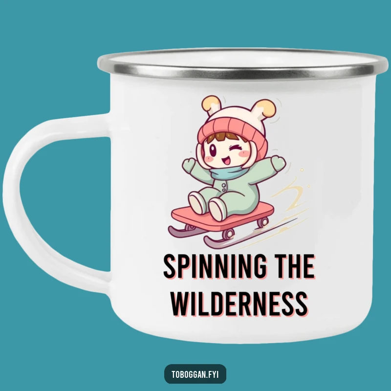 Funny Wild Toboggan Camping Mug: Adventure Fuel for Thrills