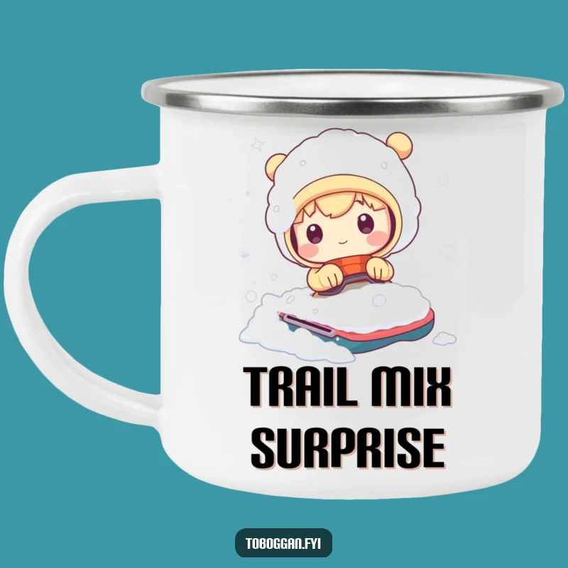 Funny Snowplunge Character Camp Mug - Hilarious Outdoor Winter Fun