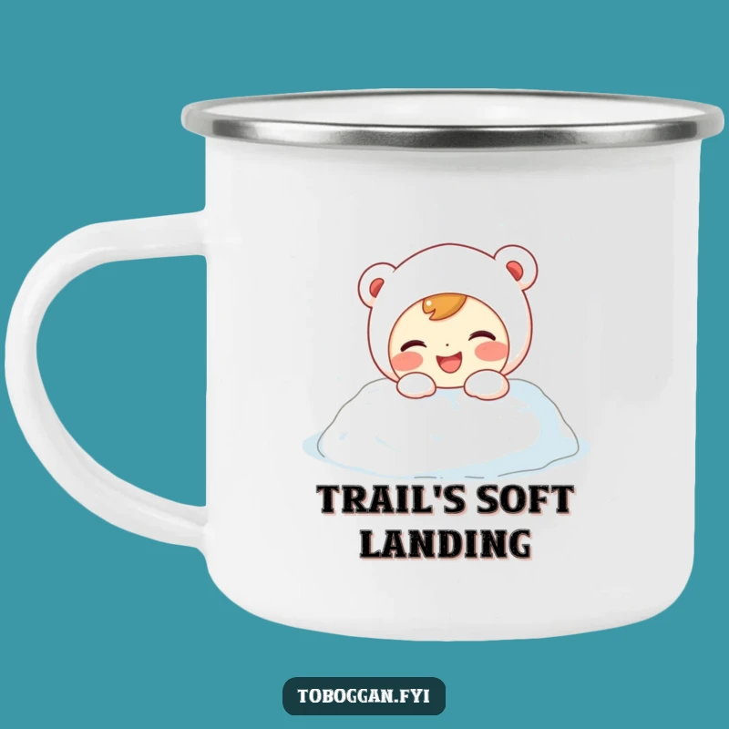 Funny Snowdrift Camping Mug: Trailside Giggles - Sip & Laugh Funny Gift!