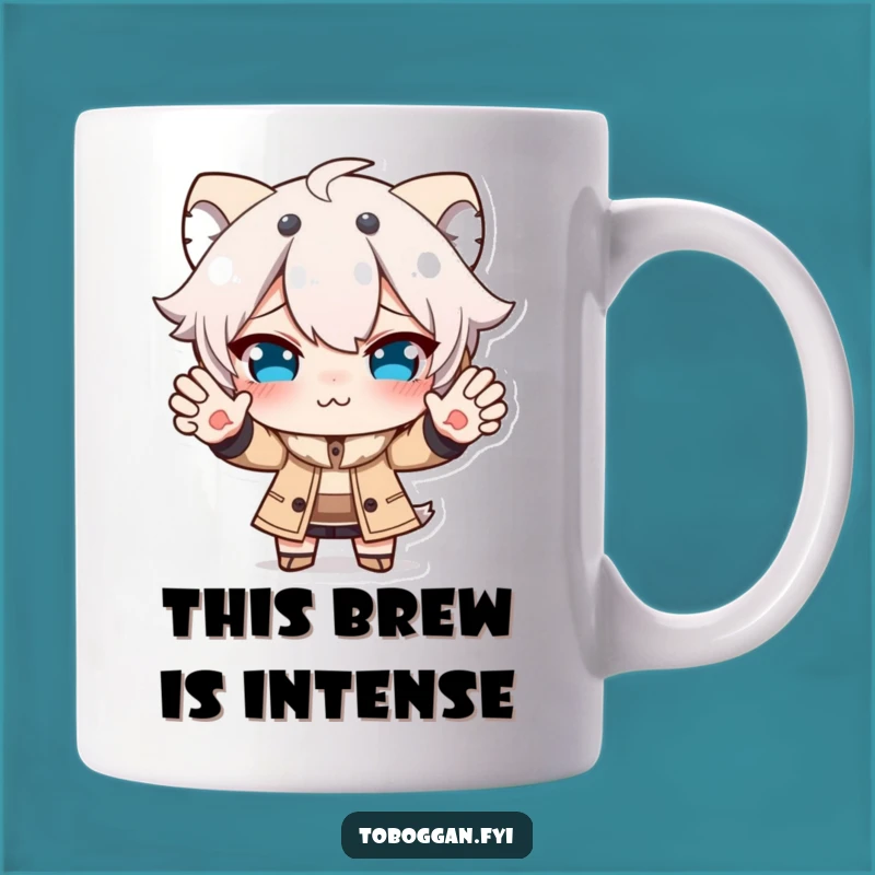 Funny Stopper Mug: Hilarious Face Character, Stop & Laugh Gift!