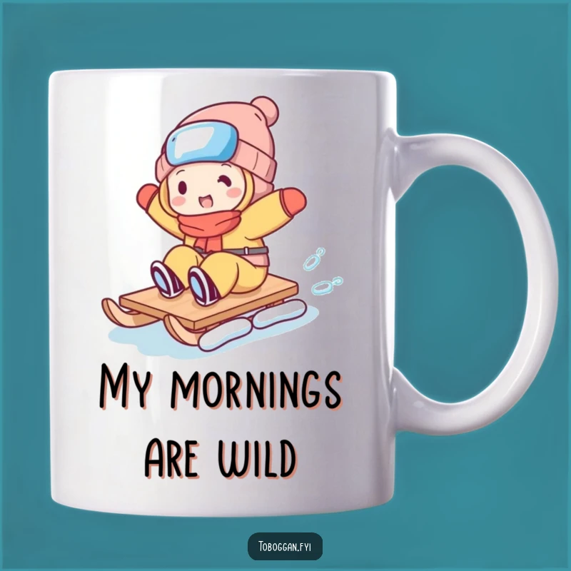 Funny Toboggan Trickster Mug - Hilarious Character Gift for Snow Lovers!