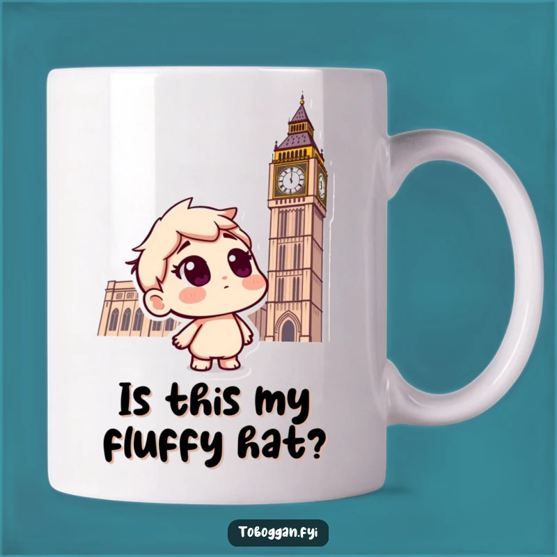 Funny Curious Snowfall Toboggan Mug: A Hilarious Winter Adventure Gift