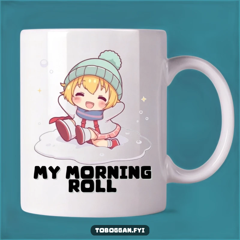 Funny Snow Tumbler Mug: Hilarious Winter Fun Gift for Everyone