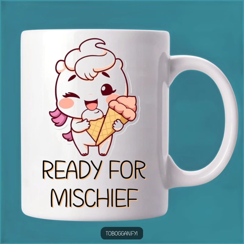 Funny Winking Snowball Mug: Mischief & Merriment, Perfect Funny Gift