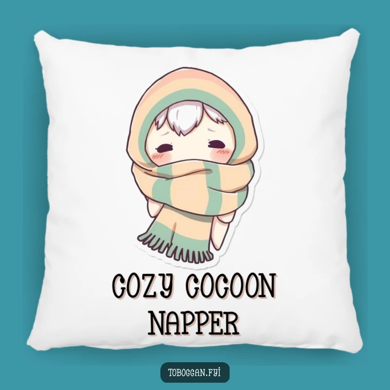 Funny Scarf Monster Pillow: Cozy Peek-a-Boo Character Comfort Gift