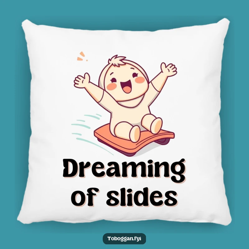 Funny Character Slope Slide Pillow: Cozy Comfort with a Cheerful Touch