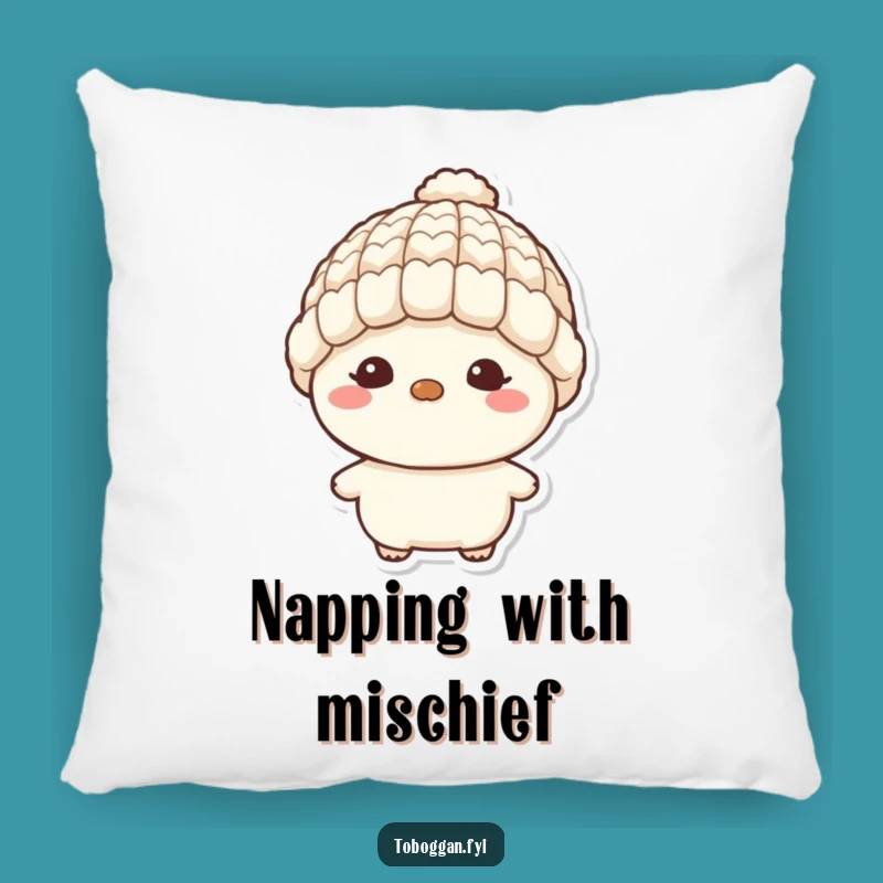 Funny Mischief Maker Pillow: Cozy Character Comfort, Adorable Gift!