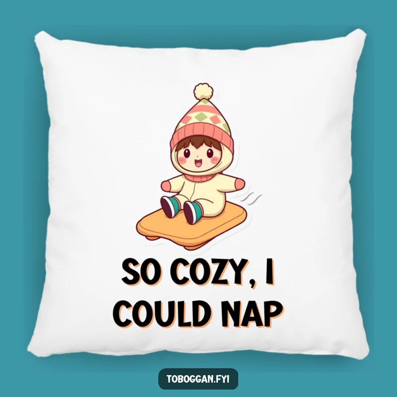 Funny Silly Hat Toboggan Pillow: Comfy & Hilarious Home Decor Accent