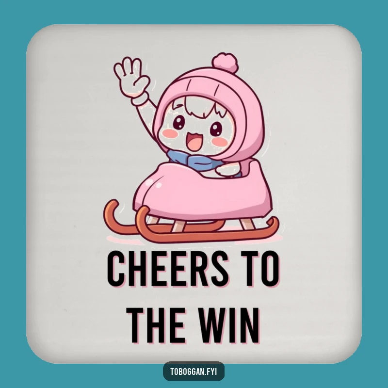Funny Triumphant Sledder Coasters: Protect Surfaces with Victory