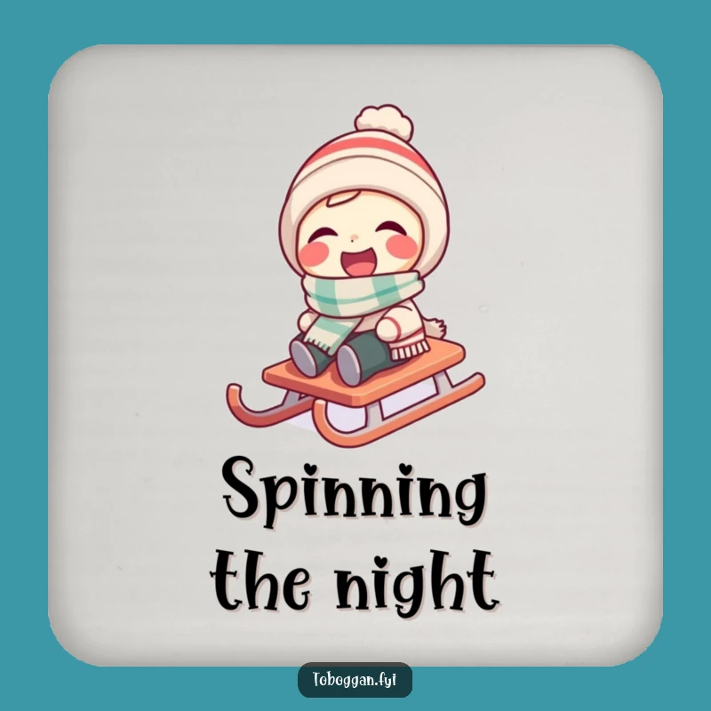 Funny Spinning Sledder Coaster - Protect Surfaces with Smiles