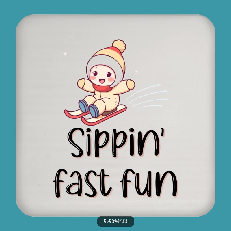 Funny Snowy Hill Zoom Coaster: Protect Surfaces with Character Sledding