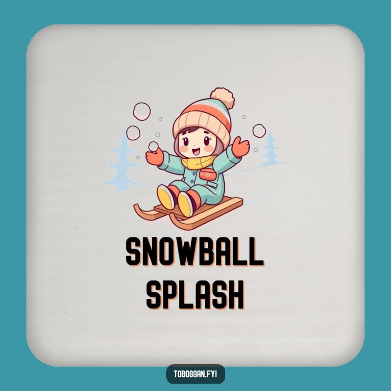 Funny Snowball Sledder Coaster - Protect Surfaces from Snowballs
