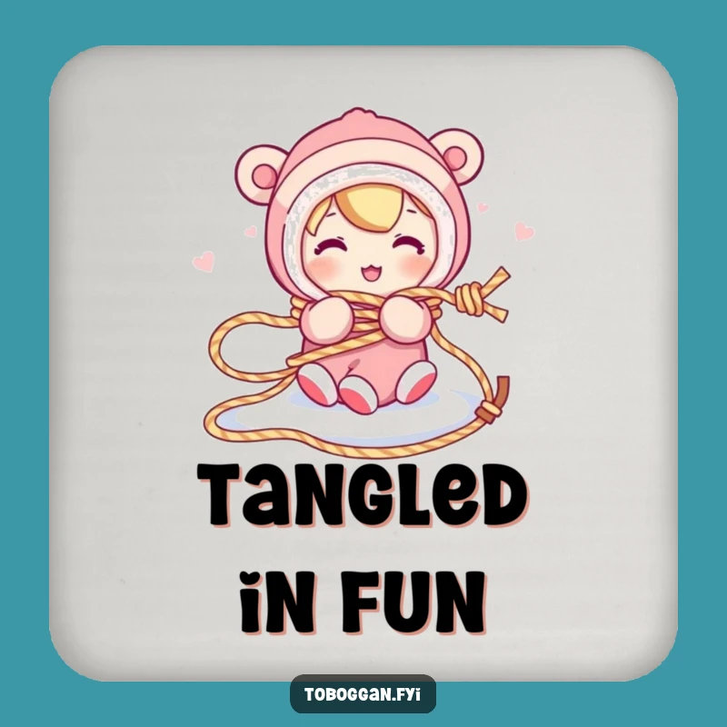 Funny Tangled Sled Rope Coaster: Protect Surfaces with Hilarious Mishaps