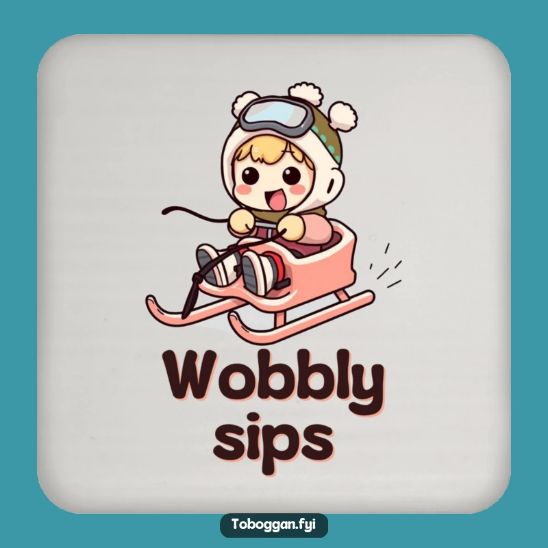 Funny Out-of-Control Sledder Coaster Set: Protect Surfaces with Winter Mishaps