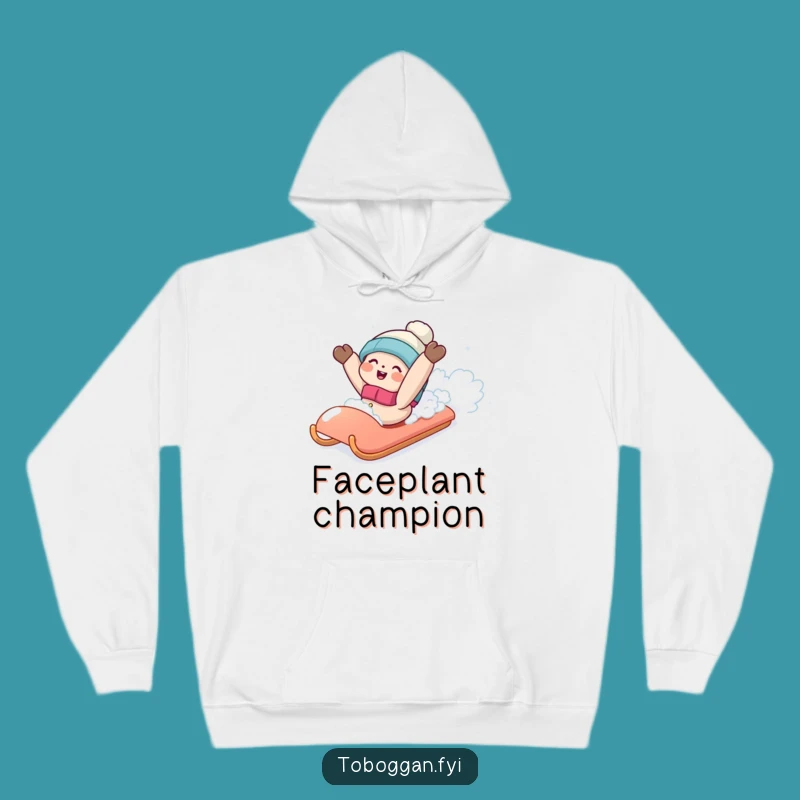 Funny Snow Fall Hoodie: Cozy Up with Winter's Funny Blunders
