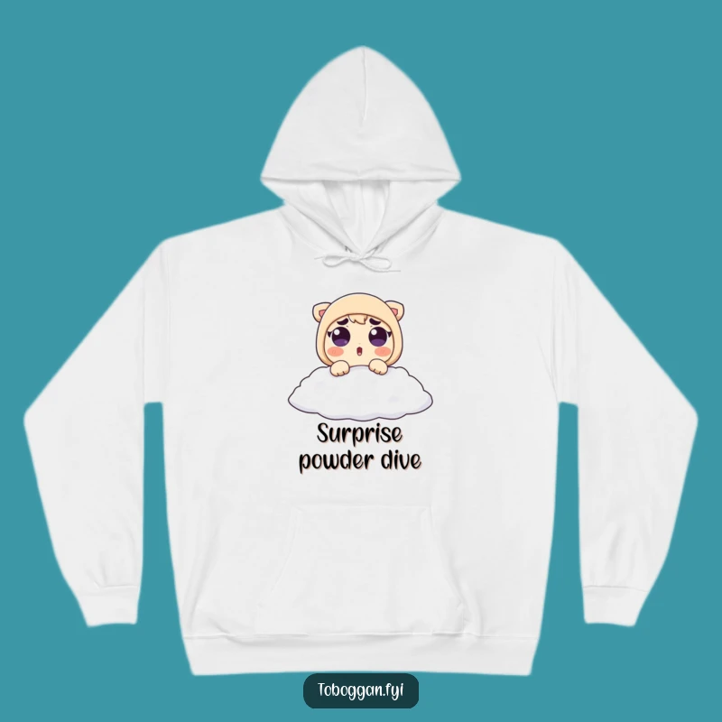 Funny Snow Surprise Hoodie: Cozy Reaction to Soft Snow - Great Funny Gift!
