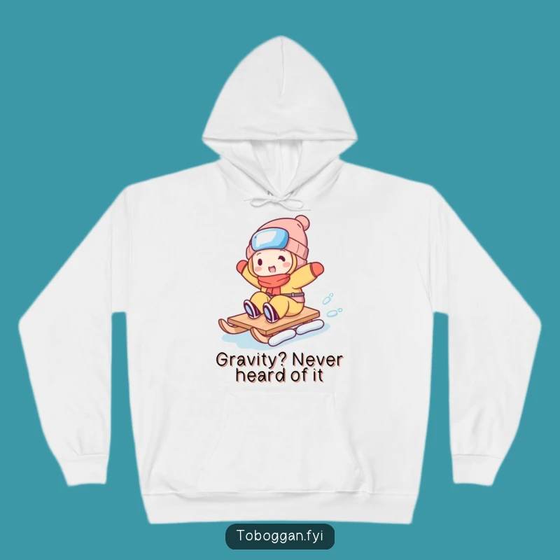 Funny Toboggan Trickster Hoodie - Cozy & Hilarious Winter Character Apparel!
