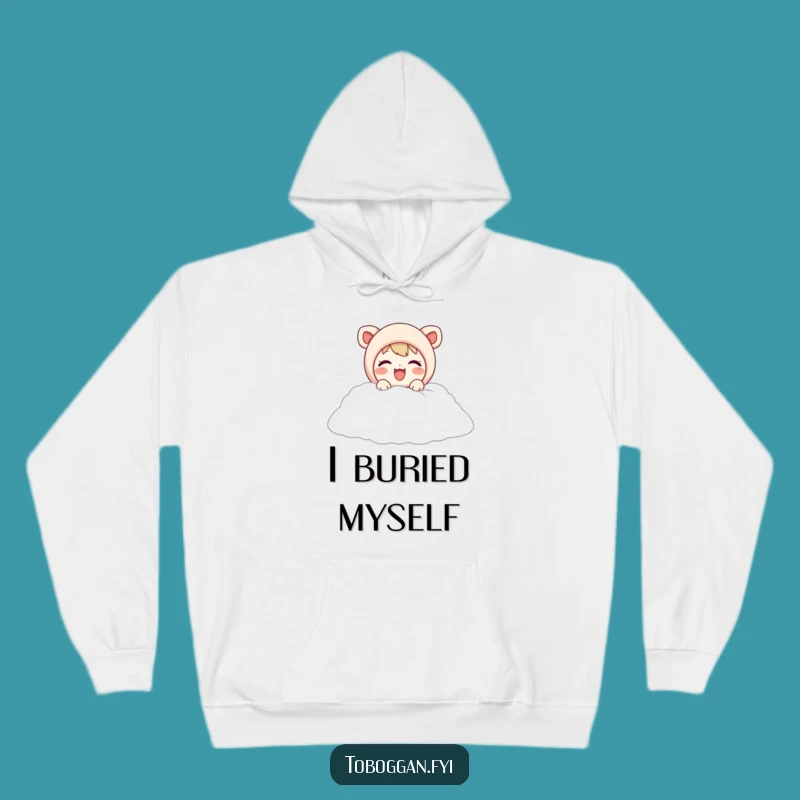 Funny Snow Joy Character Hoodie - Warm Up with Hilarious Winter Vibes