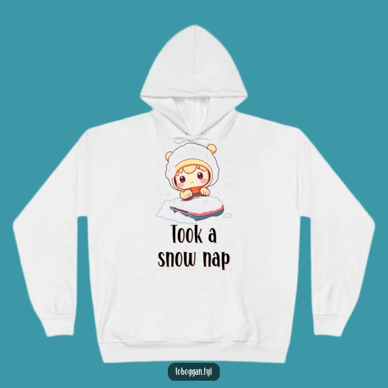 Funny Snowplunge Character Hoodie - Stay Warm with Hilarious Winter Vibes