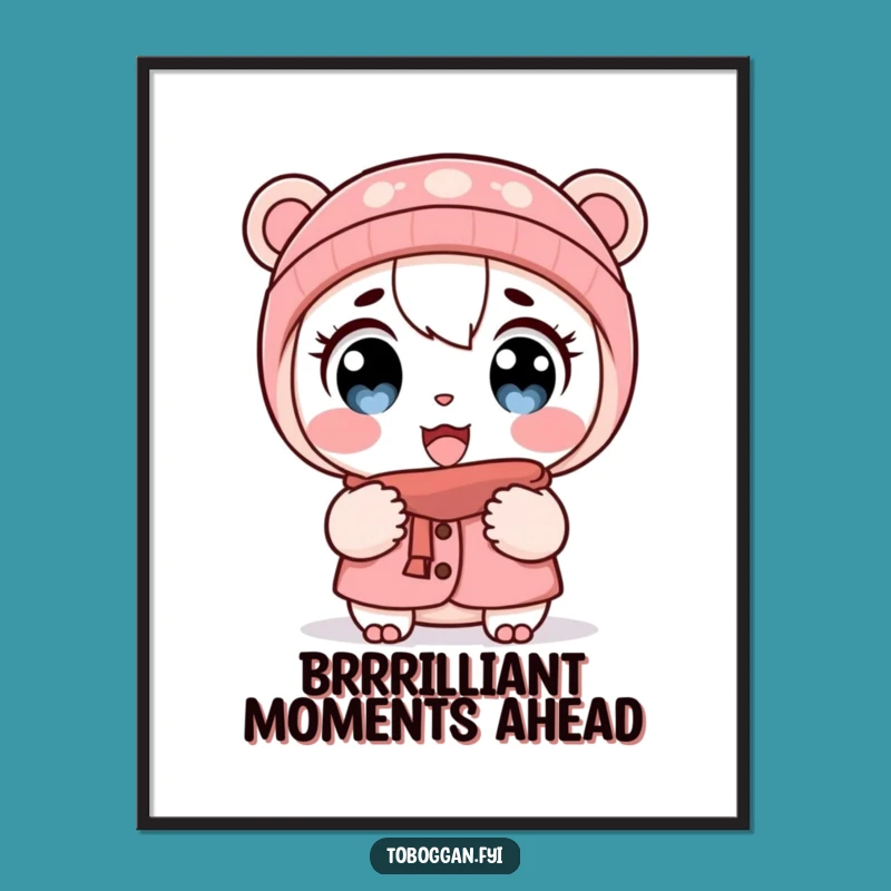 Free Printable Wall Art: Cold Reaction! Funny Character Downloadable Decor for Whimsical Spaces