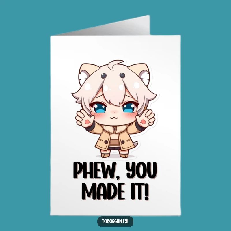 Free Printable Congrats Card: Funny Face Stop, Achievement, Downloadable Gift