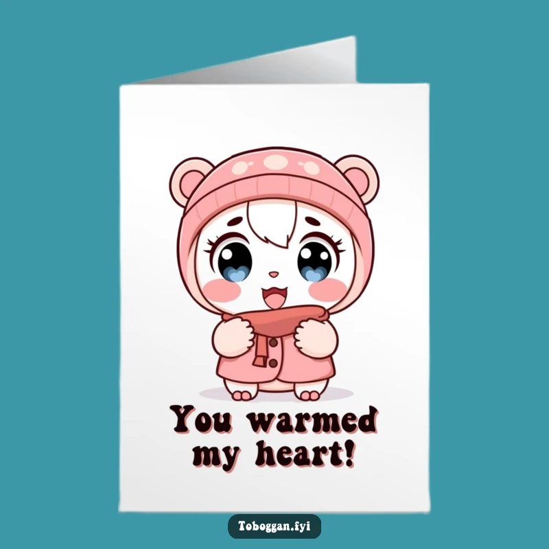 Free Printable Thank You Card: Cold Shock! Funny Character Downloadable Gift for Thanks