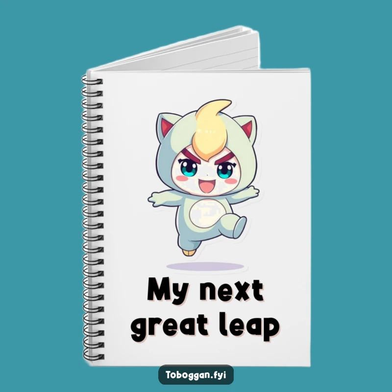 Funny Action Jumper Notebook: Determined Character Plans, Dynamic Journal Gift!