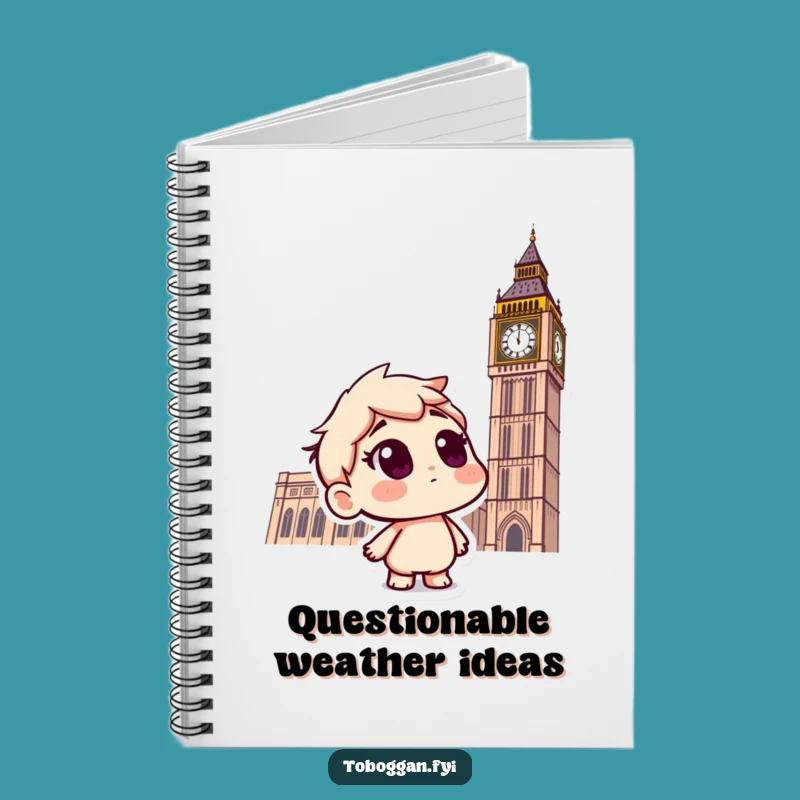 Funny Curious Snow toboggan Notebook: Hilarious Journal for Winter Thoughts Gift