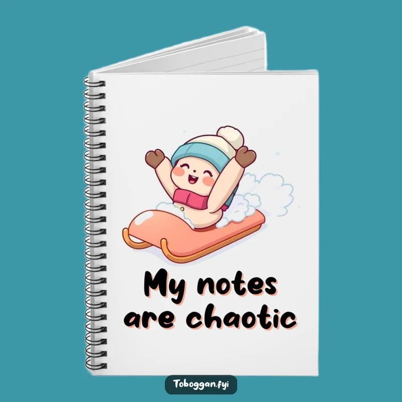 Funny Snow Fall Notebook: Jot Down Laughs & Winter Tales