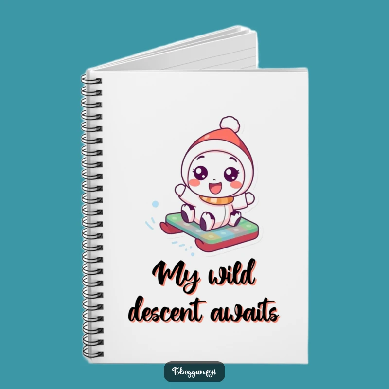 Funny Toboggan Notebook: Jot Down Joy - Your Perfect Funny Gift for Ideas!