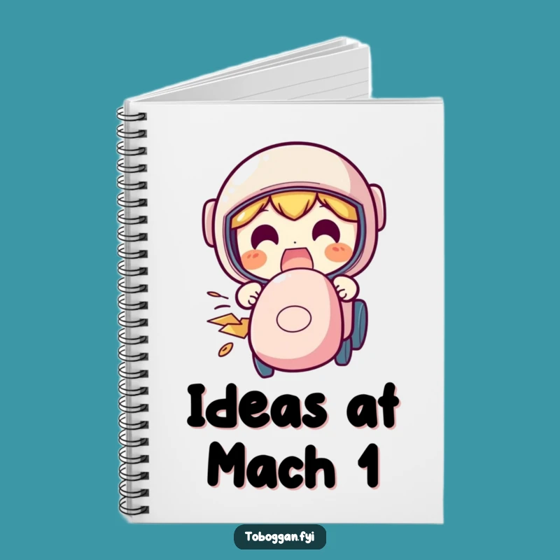 Funny Excited Speeding Notebook - Journal Your Thrills Gift