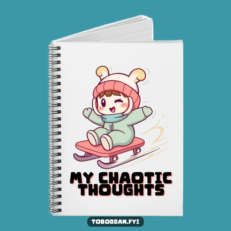 Funny Wild Toboggan Notebook: Capture Your Dizzying Ideas