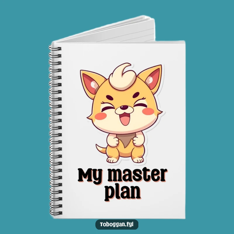 Funny Determined Character Notebook - Jot Down Ambitious Ideas