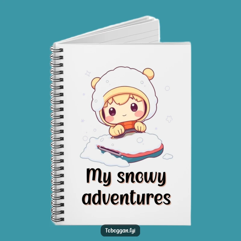 Funny Snowplunge Character Notebook - Jot Down Ideas After a Hilarious Ride