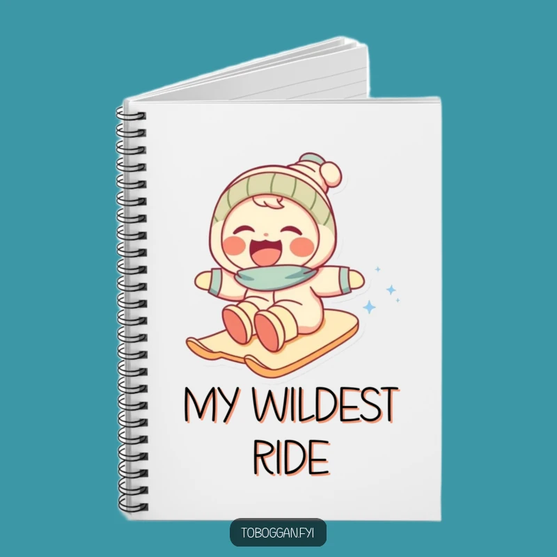 Funny Snow Slope Notebook: Hilarious Character Writing, Perfect Gift for Note-Takers