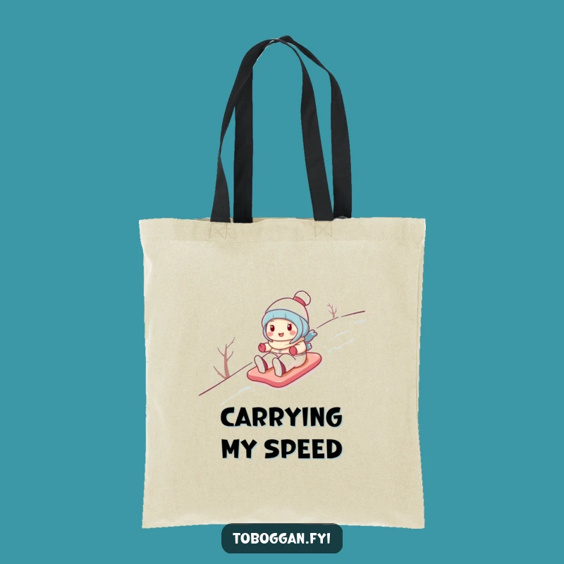 Funny Snow Hill Character Tote Bag: Carry Your Fun & Laughter Everywhere!