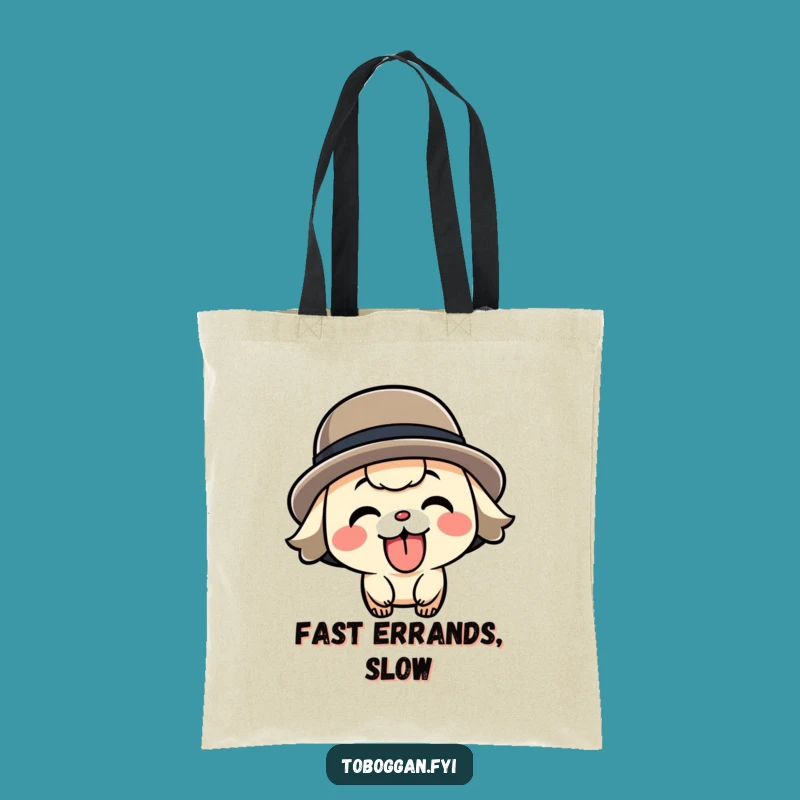 Funny Speeding Character Tote Bag - Carry Your Speed and Fun