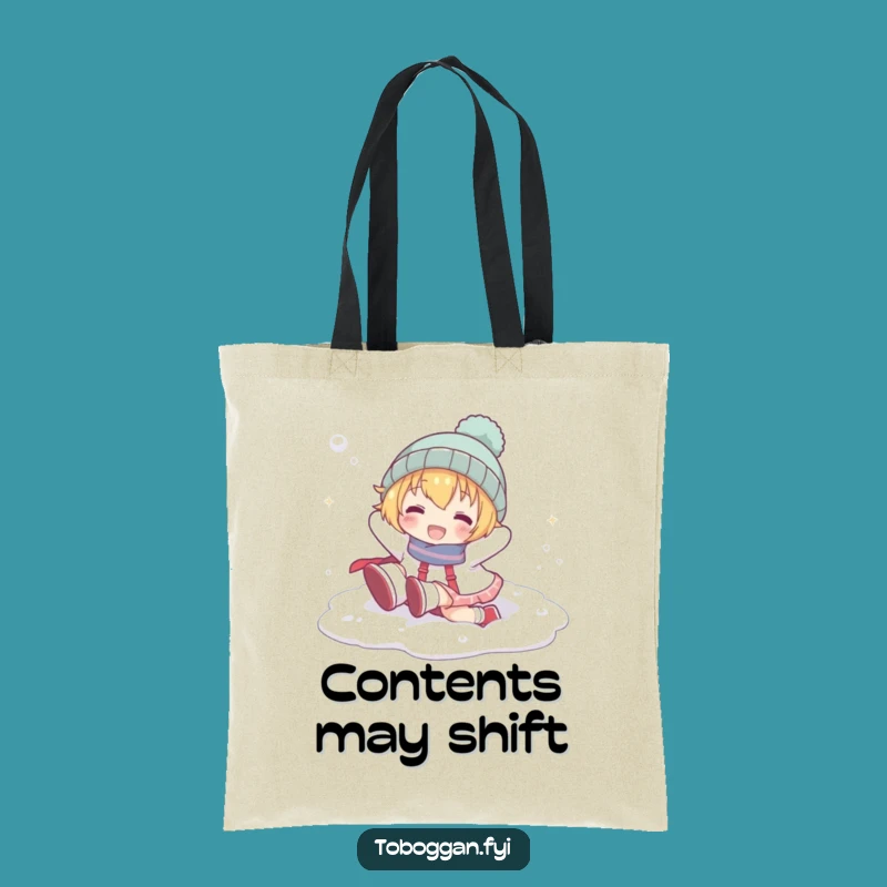 Funny Snow Tumbler Tote Bag: Carry Your Fun & Laughter!
