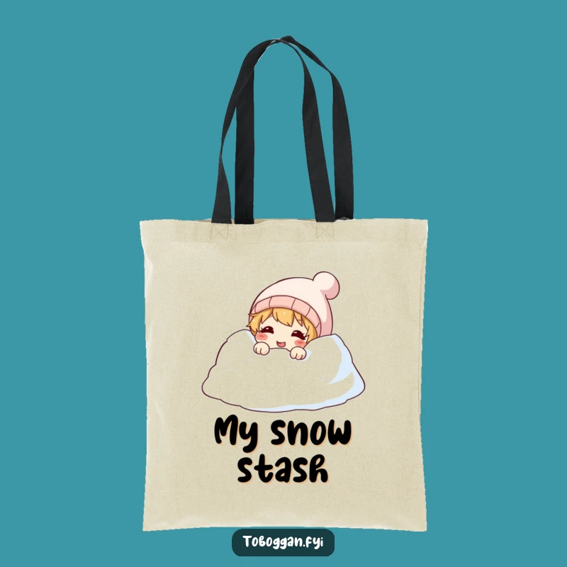 Funny Snowdrift Giggle Tote Bag: Carry Your Chuckles in Style