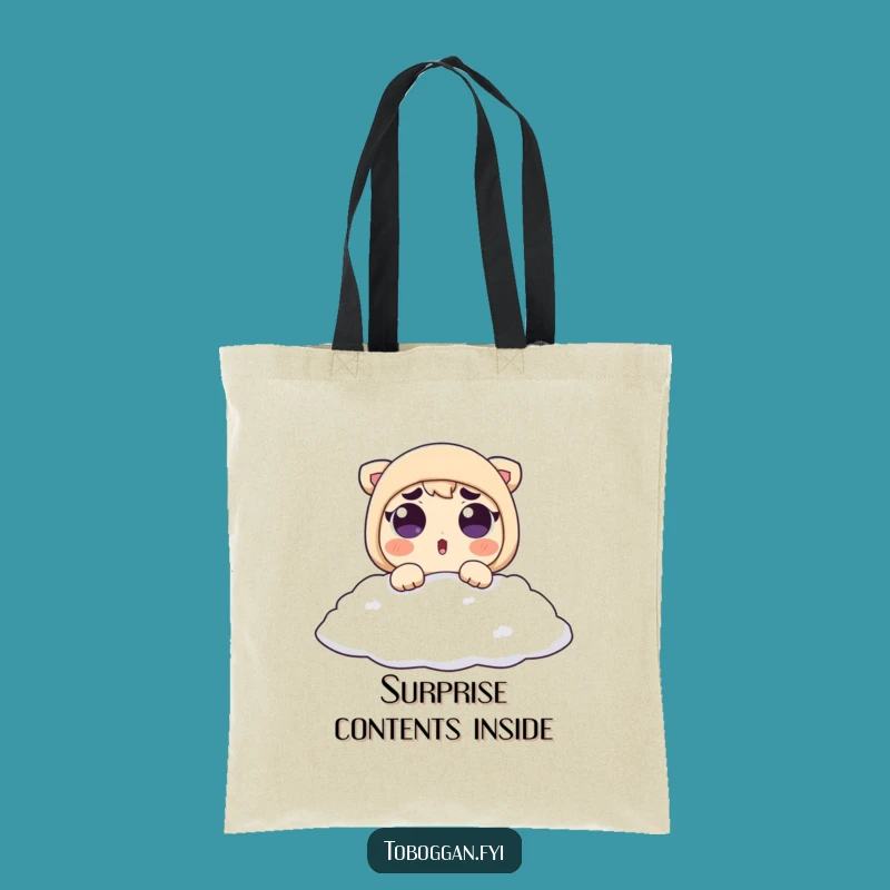 Funny Snow Surprise Tote Bag: Carry Your Chuckles - Your Perfect Funny Gift!